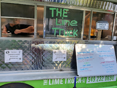 Menu The Lime Truck Southern California - 3