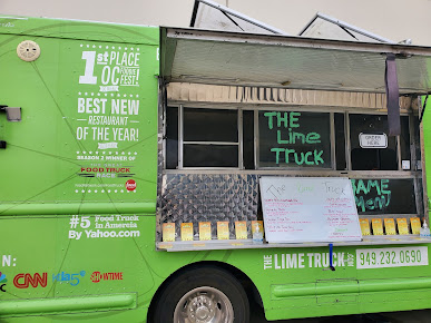 Menu The Lime Truck Southern California - 4