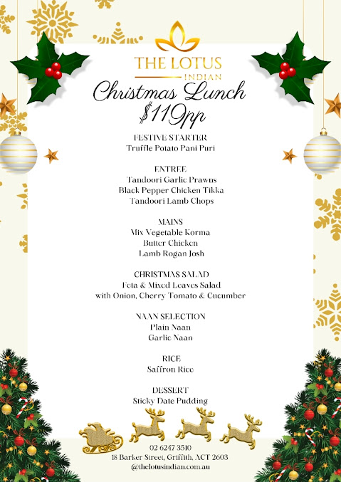 Menu The Lotus Indian - 0