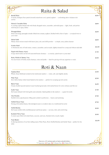 Menu The Lotus Indian - 2