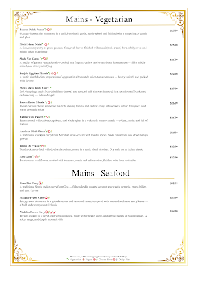 Menu The Lotus Indian - 3