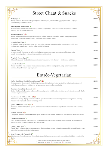 Menu The Lotus Indian - 4