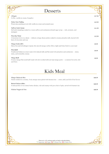 Menu The Lotus Indian - 5