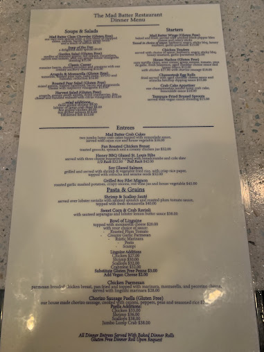 Menu The Mad Batter Restaurant & Bar - 8