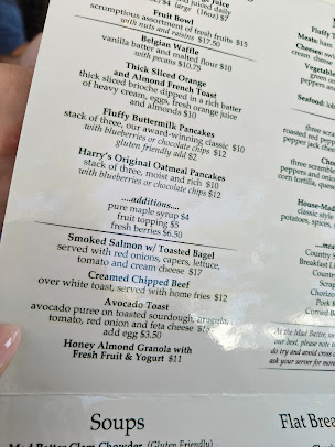 Menu The Mad Batter Restaurant & Bar - 9