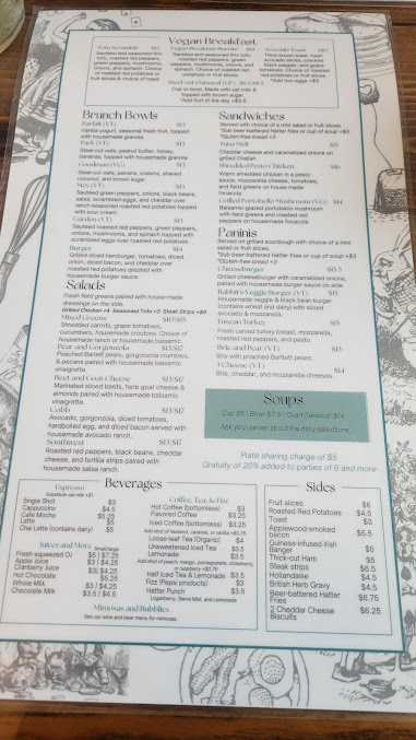 Menu The Mad Hatter Restaurant & Bakery - 5