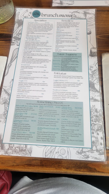Menu The Mad Hatter Restaurant & Bakery - 7