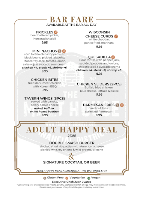 Menu The Malt House - 1