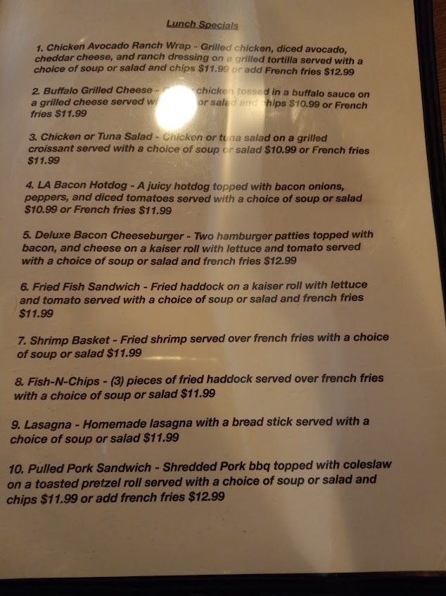 Menu The Mason Jar Family Diner - 4