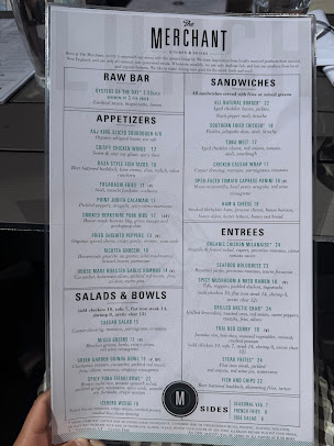Menu The Merchant Kitchen & Drinks - 3