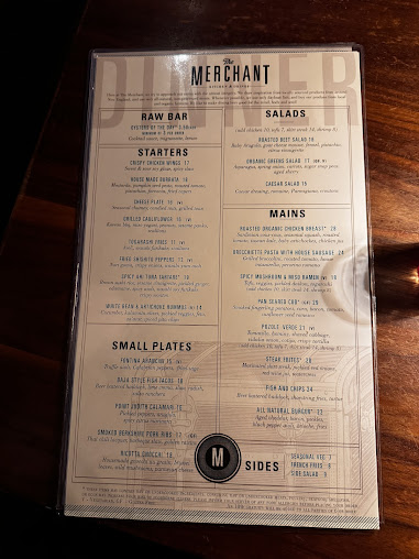 Menu The Merchant Kitchen & Drinks - 4