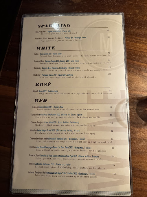 Menu The Merchant Kitchen & Drinks - 7
