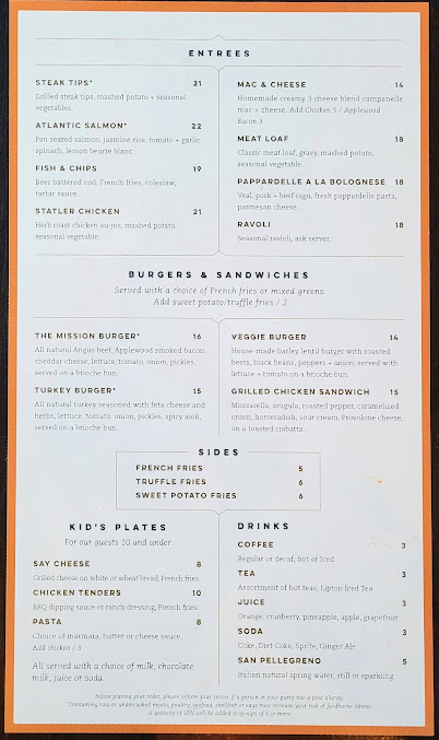 Menu The Mission Bar & Grill - 5
