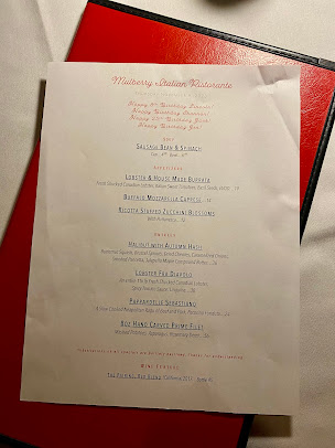 Menu The Mulberry | Italian Ristorante - 7