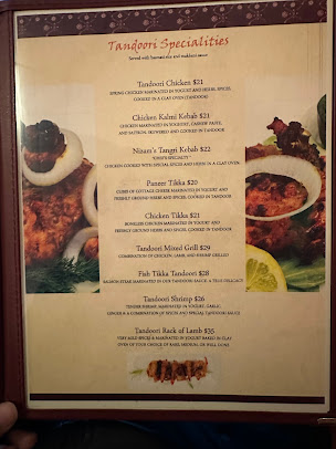Menu The Nizam's - 6