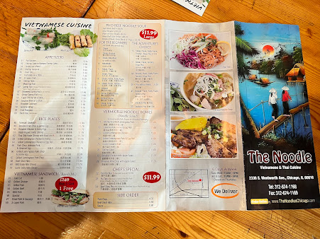 Menu The Noodle Vietnamese Thai Cuisine - 0