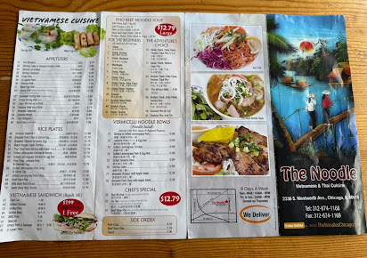 Menu The Noodle Vietnamese Thai Cuisine - 8