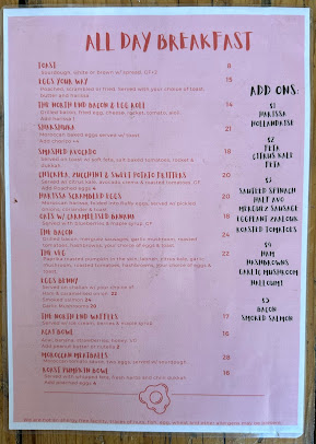 Menu The North End Cafe - 0