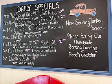 Menu The Original Carolina Barbecue - 1