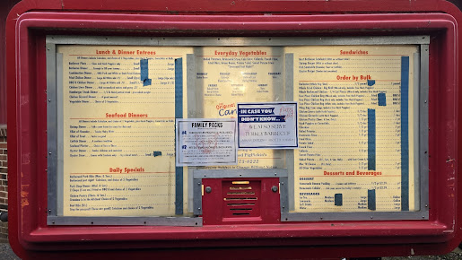 Menu The Original Carolina Barbecue - 2