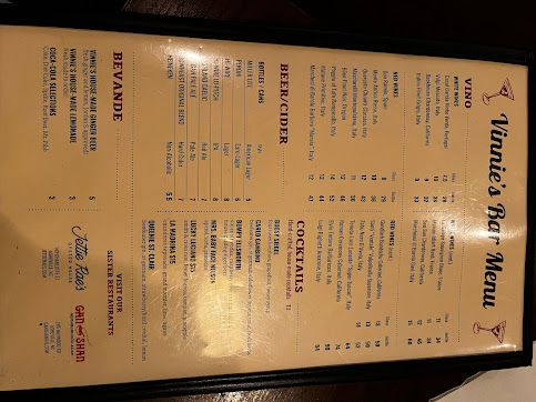 Menu The Original Vinnies Neighborhood Italian - 3