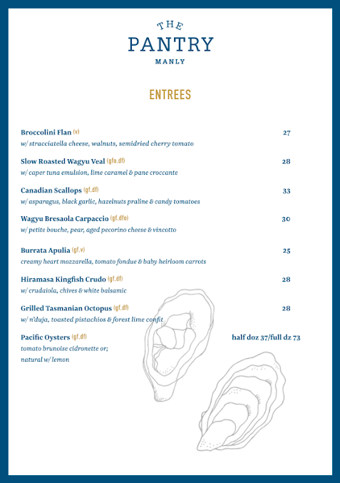 Menu The Pantry - 1