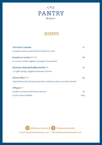 Menu The Pantry - 4