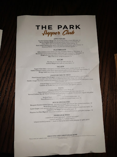 Menu The Park Bar & Grill - 6