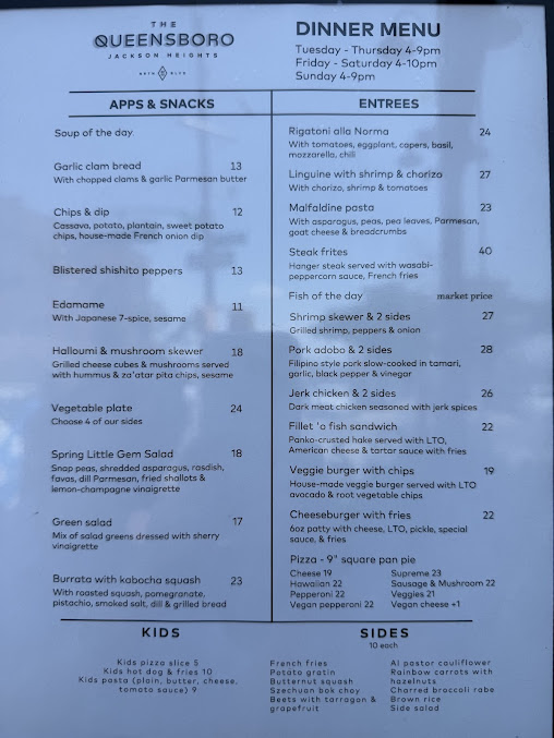 Menu The Queensboro - 5