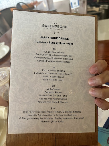 Menu The Queensboro - 7