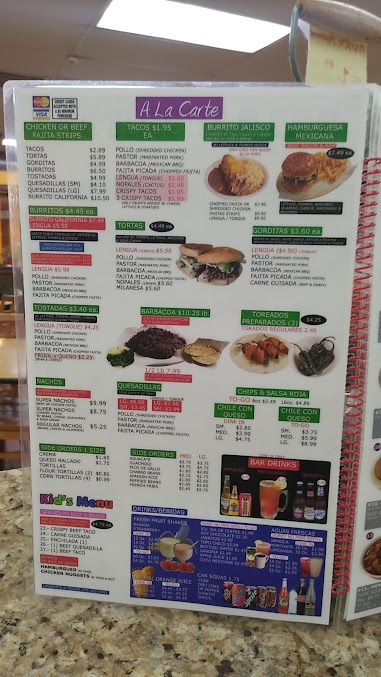 Menu The Ranchito Taqueria & Restaurant - 5