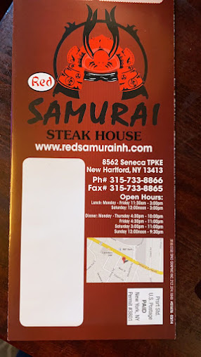 Menu The Red Samurai Steak House - 5