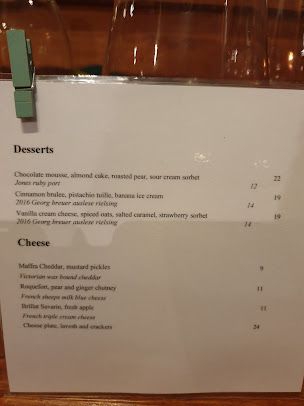 Menu The River Moruya - 3