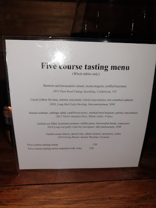 Menu The River Moruya - 4