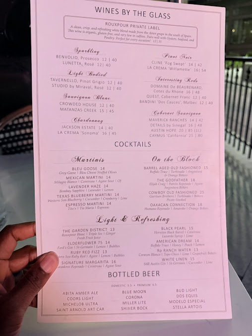 Menu The Rouxpour - 0