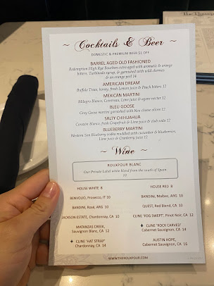 Menu The Rouxpour - 1