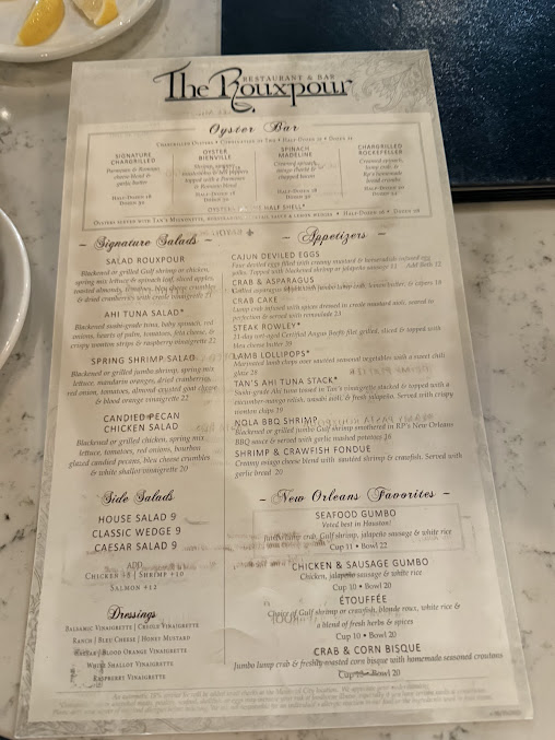 Menu The Rouxpour - 3