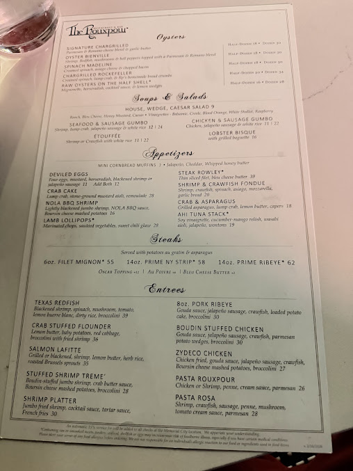 Menu The Rouxpour - 7