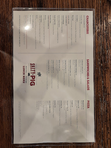 Menu The Salty Pig - 0