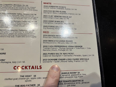 Menu The Salty Pig - 1