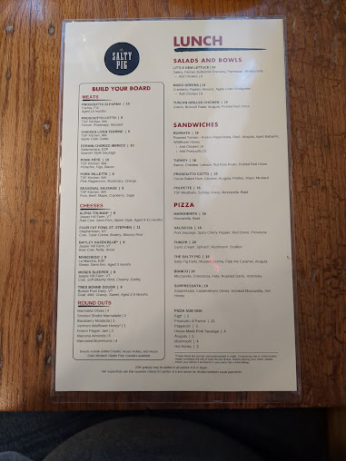 Menu The Salty Pig - 3