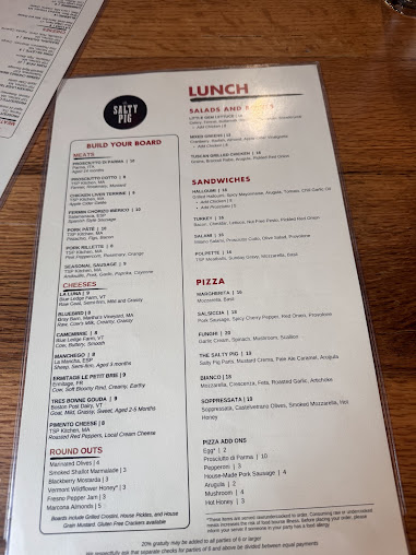 Menu The Salty Pig - 5