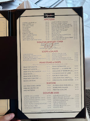 Menu The Signature Prime Steak & Seafood - 1
