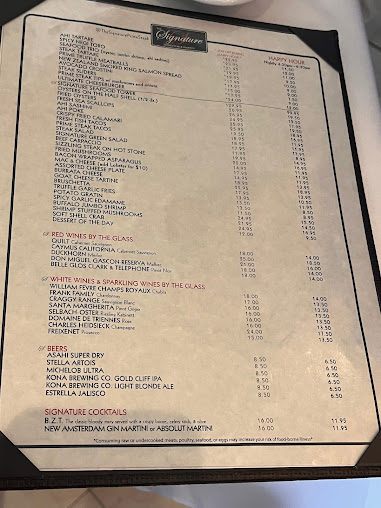Menu The Signature Prime Steak & Seafood - 5