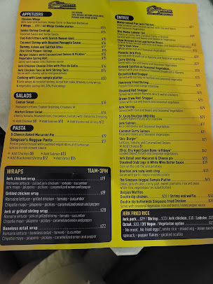 Menu The Simpson - 5