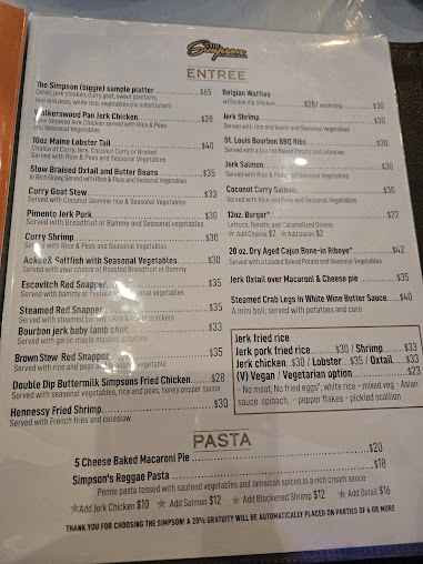 Menu The Simpson - 6