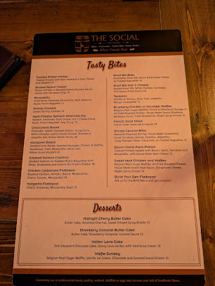 Menu The Social On Main Tapas Bar - 0