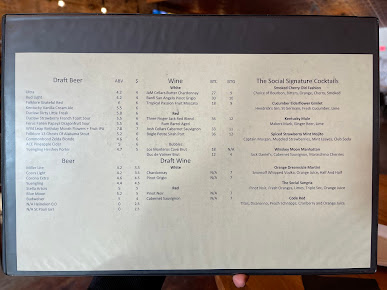 Menu The Social On Main Tapas Bar - 3