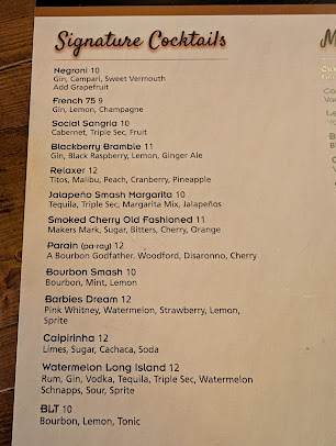 Menu The Social On Main Tapas Bar - 7