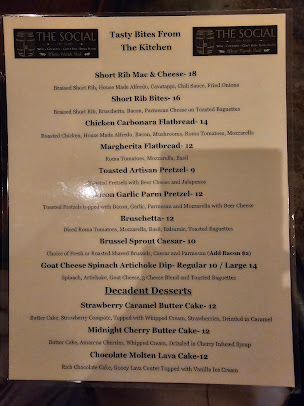 Menu The Social On Main Tapas Bar - 8
